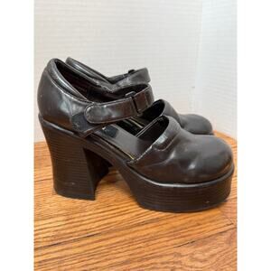L.e.i Vintage 90’s Platform Chunky Mary Jane’s Women’s 7.5 Y2K Early 2000’s Alt